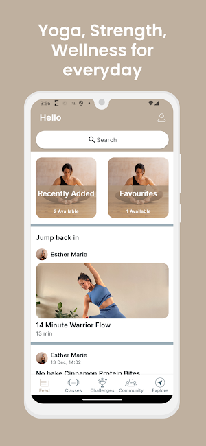 Esther Marie Yoga Screenshot 2