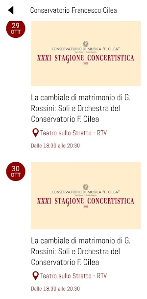Conservatorio Musicale Cilea Screenshot 2