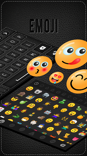 Black Leather Keyboard Screenshot 3