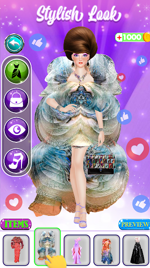 Model Dressup Fashion Makeover Screenshot 1