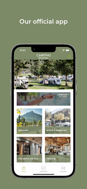 Camping Längenfeld Screenshot 0