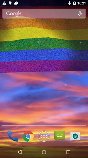 Rainbow Flag LWP Screenshot 3