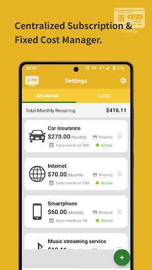 Credily - Easy Card Manager Screenshot 3