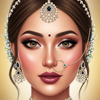Bridal Makeup Wedding Dress up