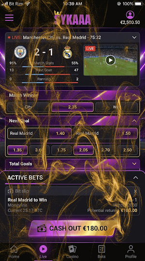 Sykaaa Casino Screenshot 3