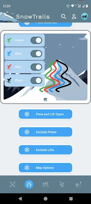 SnowTrails Screenshot 1