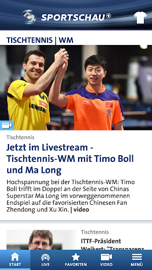 SPORTSCHAU Screenshot 0
