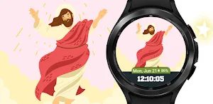 Watch Face Wear OS Jesus Screenshot 0