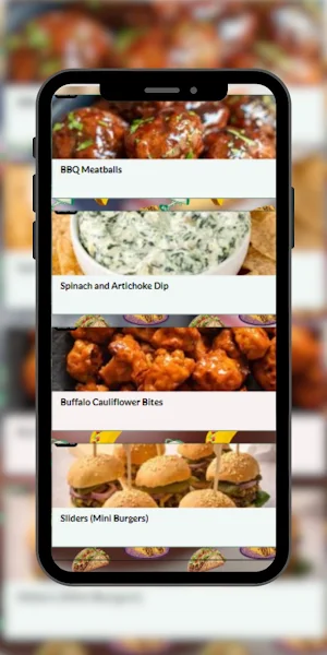 Superbowl Party Food Recipes Screenshot 3