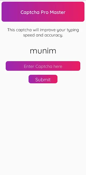Captcha Pro Master Screenshot 1