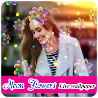 Neon Flowers Livewallpaper