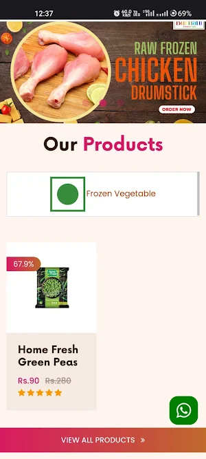 BURHANI FROZEN FOODS Screenshot 0