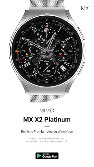 MIMIX X2 platium Watchface Screenshot 2