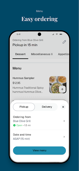 Blue Olive Grill To Go Screenshot 2