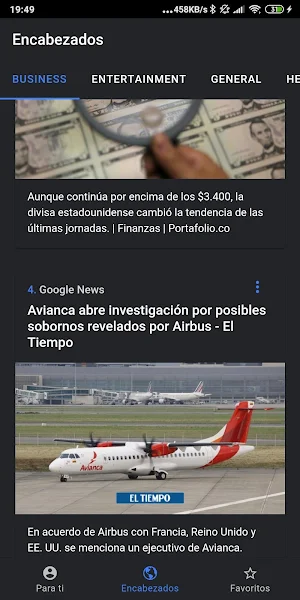 Noticias Colombia Screenshot 1