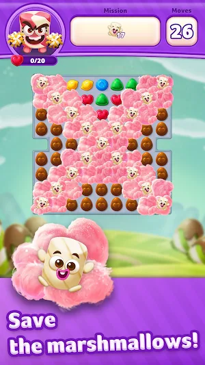 Lollipop Sweet Heroes Match3 Screenshot 0