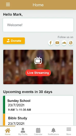 Melkite Connect Screenshot 2