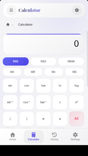 Scientific Calculator+ History Screenshot 3