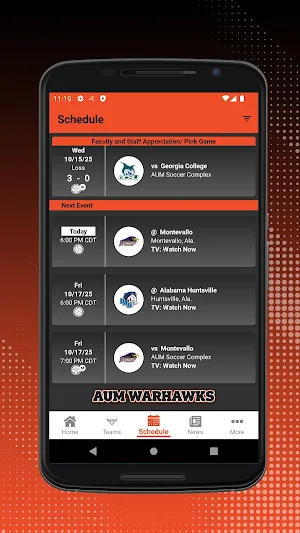 AUM Warhawks Screenshot 1