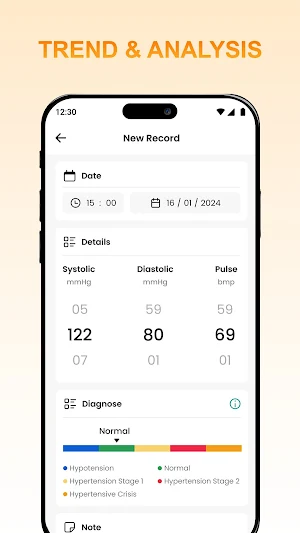 Blood Pressure: BP Tracker Screenshot 2