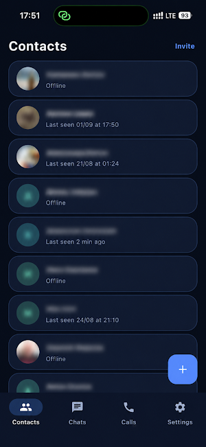 PeerLink X: Private Messenger Screenshot 0