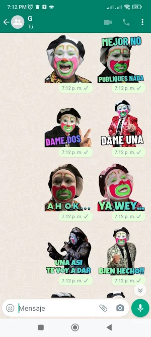 Stickers brincos dieras Screenshot 1