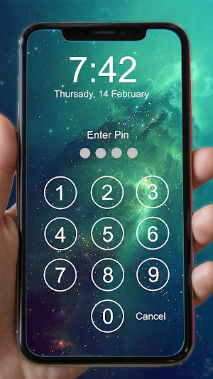 Pin Lock Screen Screenshot 3