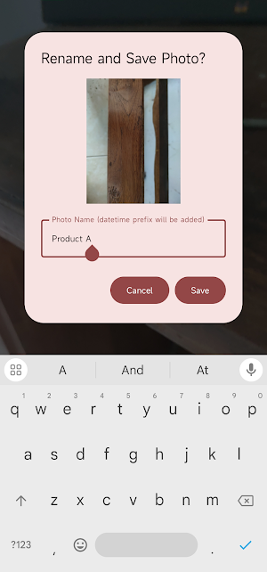 Camera, Rename Screenshot 3