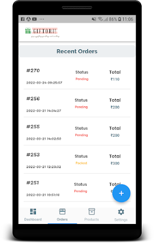 Giftori Seller Screenshot 1