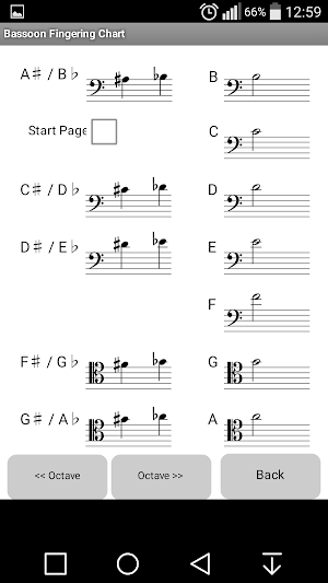 Bassoon Fingerings Screenshot 2