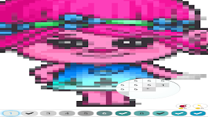 trolls pixel art coloring 2023 Screenshot 0