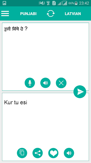 Latvian Punjabi Translator Screenshot 1