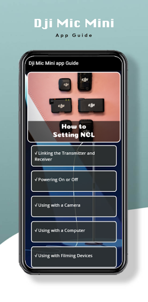 Dji Mic Mini app Guide Screenshot 0