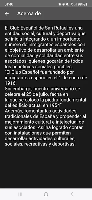 Club Español de San Rafael Screenshot 2