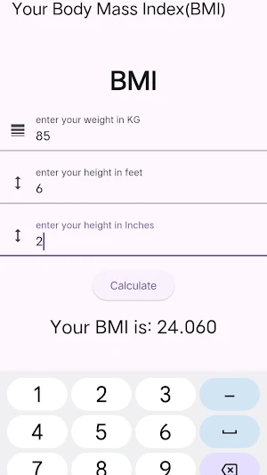 Smart BMI Body Mass Index Screenshot 2