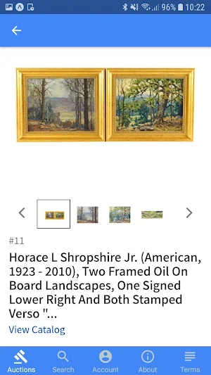 Winter Associates Live Bidding Screenshot 2