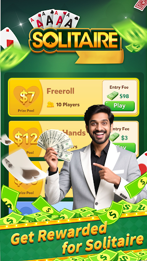 Solitaire Win Cash-Real Money Screenshot 3