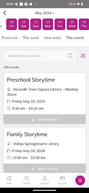 Solano County Library Screenshot 2