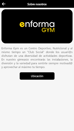 ENFORMA GYM Screenshot 2