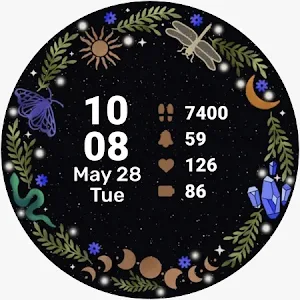 Celestial Wreath watch face Screenshot 0