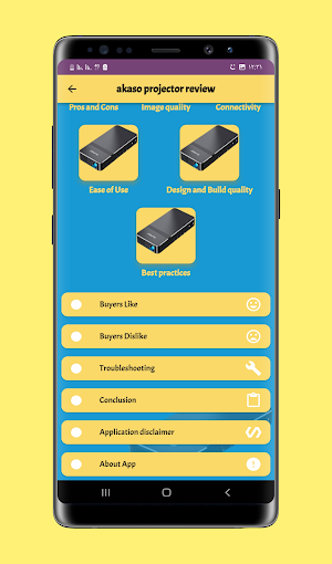 Akaso projector review Screenshot 1
