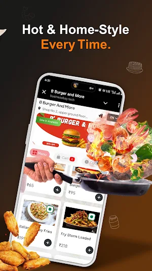 B' Burger & More Screenshot 2