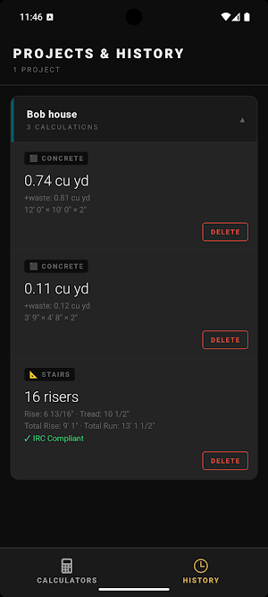 OpusCalc Pro: Contractor Calc Screenshot 3