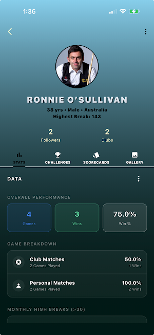 The Snooker App Screenshot 1
