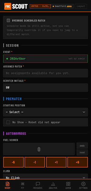 FRC Scout Screenshot 0