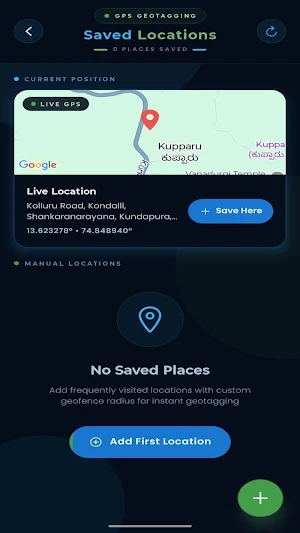 GPS Geo Tagging Screenshot 1
