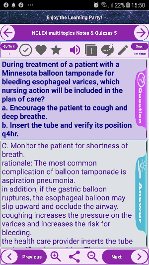 NCLEX multi topics Exam Review Screenshot 0