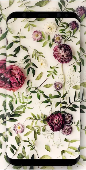 Floral Wallpaper Screenshot 1