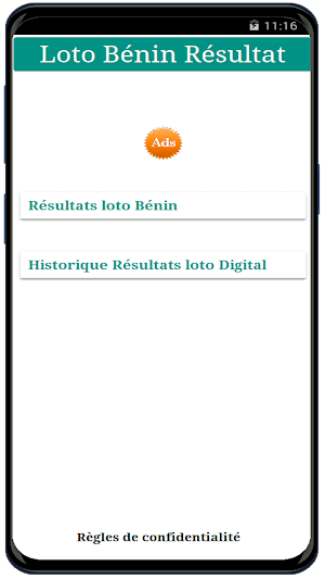 Bénin Loto Résultat Screenshot 0