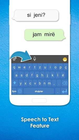Albanian Language Keyboard Screenshot 1